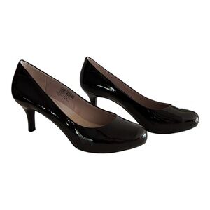 Classic Black Patent Leather Pumps - Women's Dress Shoes, Rockport, Size 9